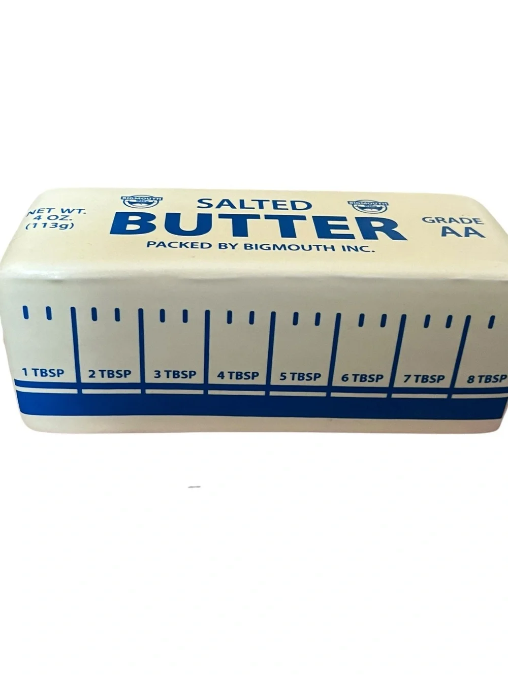 BIGMOUTH  Inc. Novely Salted Butter Ceramic Two-Piece Dish 7.5